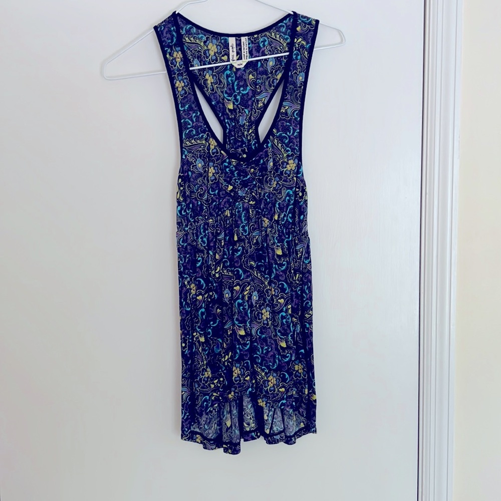 Free People floral patterned tank!
